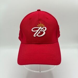 Budweiser NASCAR Hat Racing Cap Embroidered Logo Red‎ Dale Jr NuFit OSFM